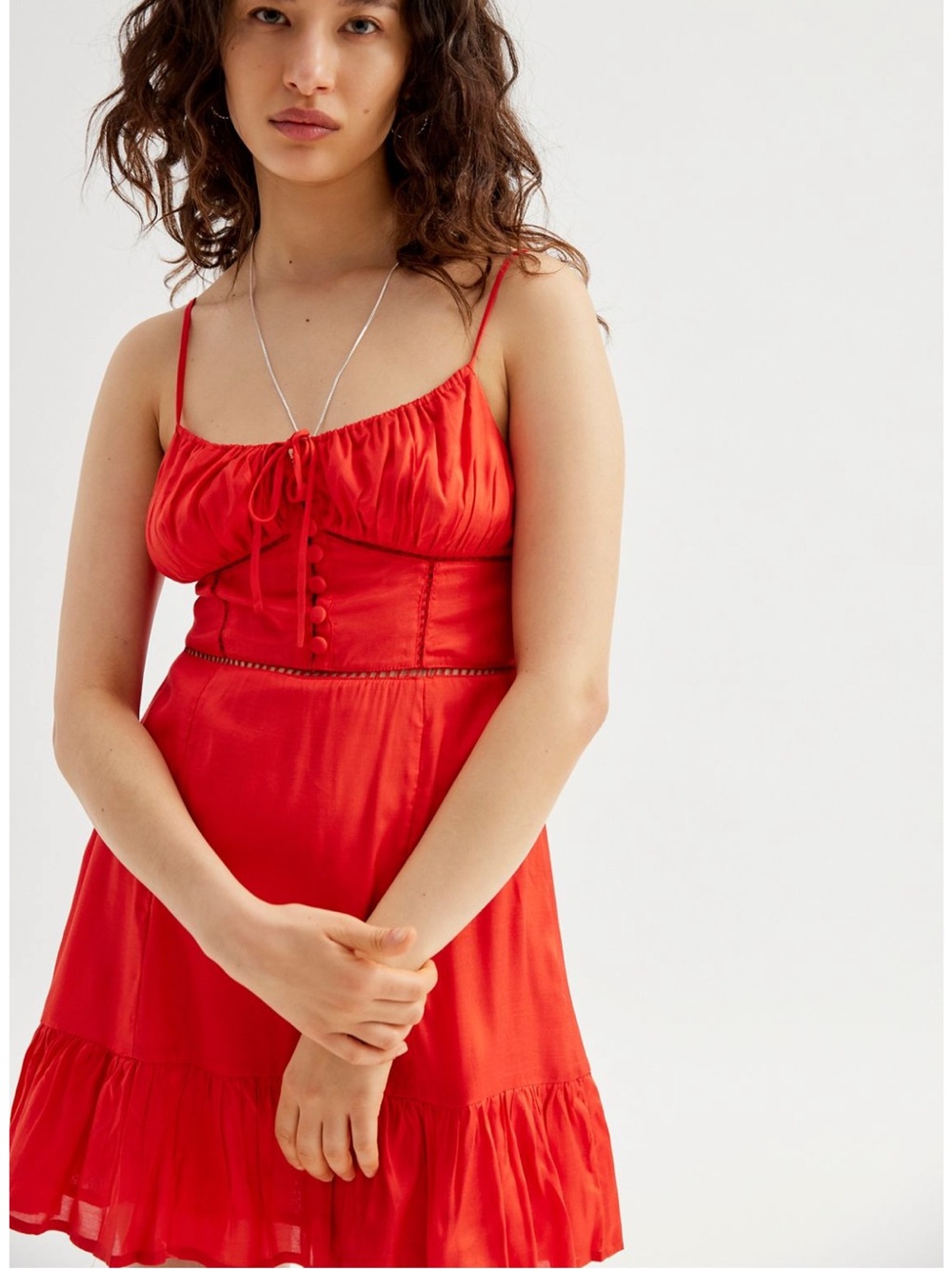 UO Silva Rayon Mini Dress
